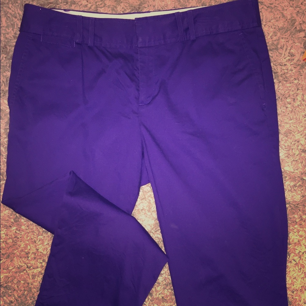 Banana Republic size 12 purple dress capris