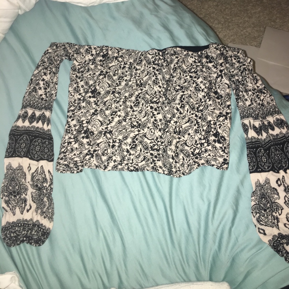 Off the shoulder shirt