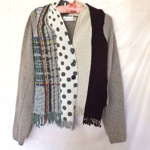 Anthropologie Charlie & Robin Scarf Cardigan Sz L