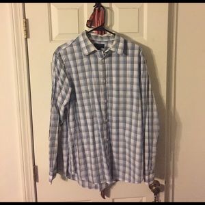 Banana republic  slim fit l button up
