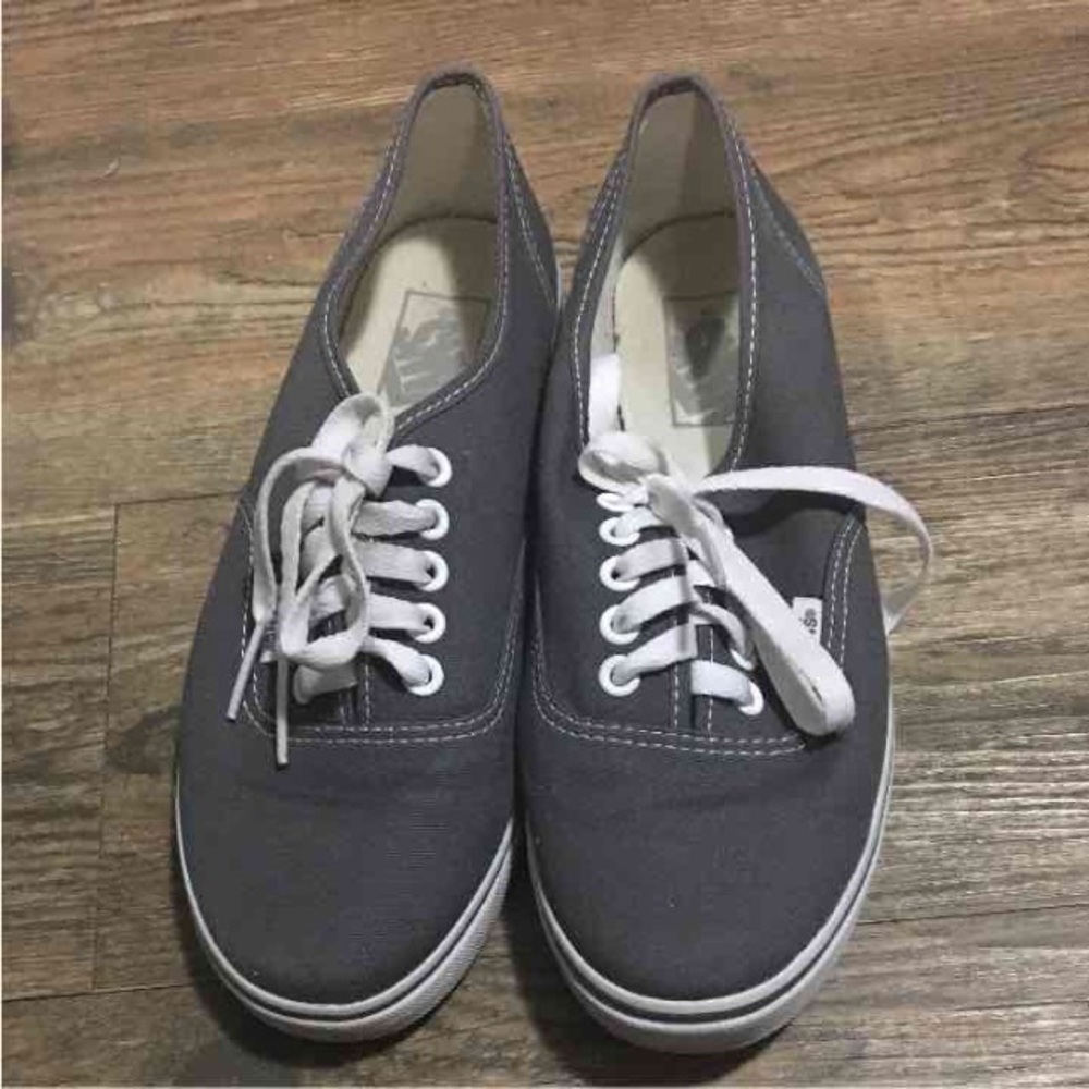 Grey vans, worn a couple times