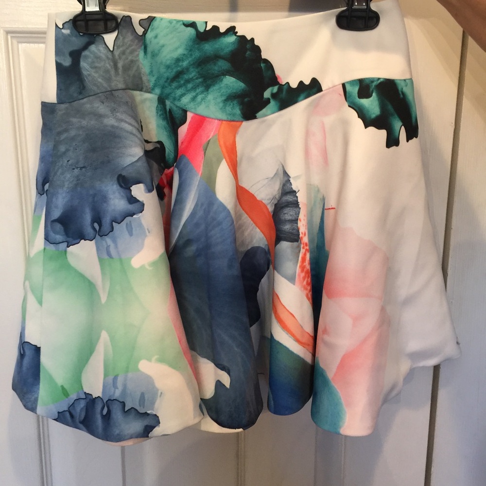 STYLE STALKER printed flounce mini