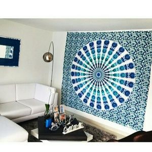 Mandala tapestry/beach or picnic blanket/ yoga mat