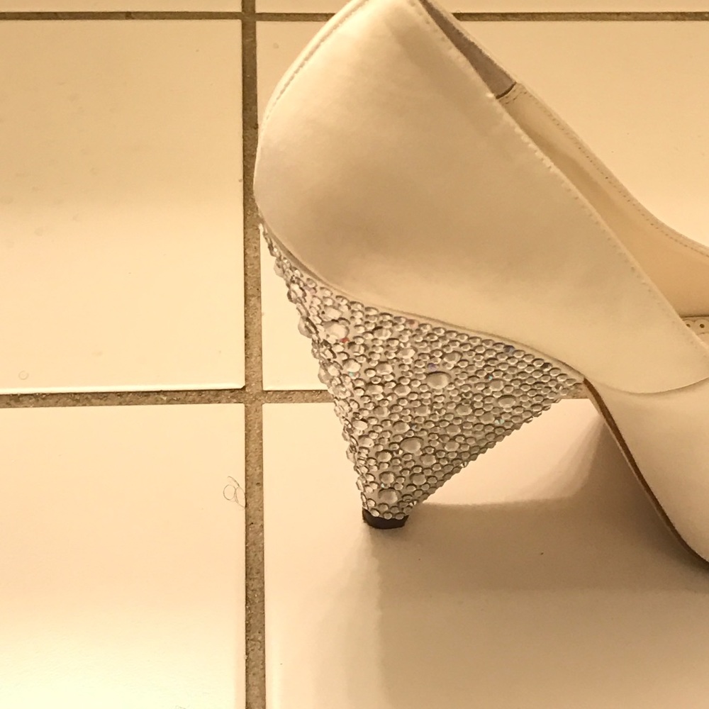 Benjamin Adams rhinestone wedding shoes