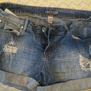 Denim shorts from Charlotte Russe