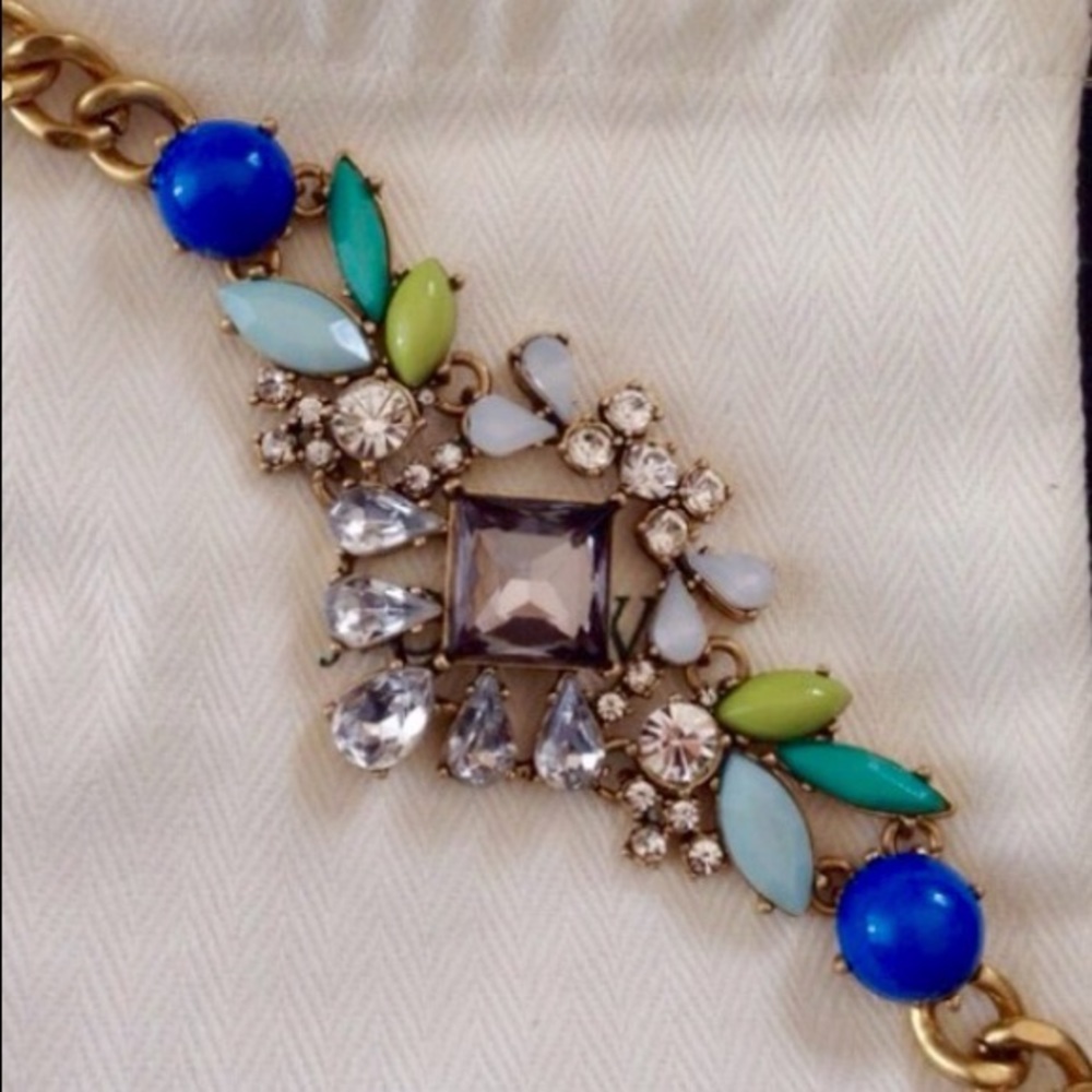 J Crew CRYSTAL CENTER BRACELET!