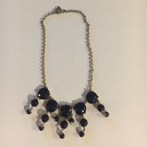 J.Crew Navy Costume Necklace