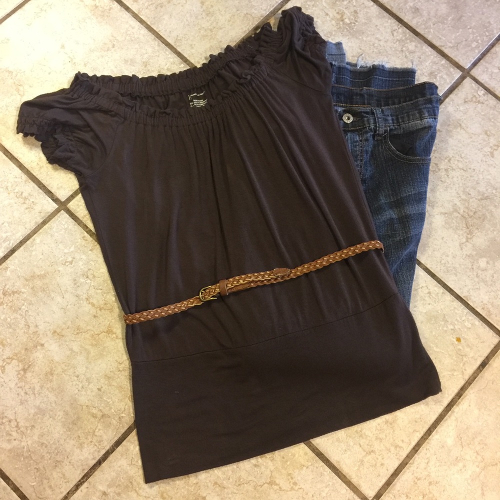 I•N•C International Concepts Brown Top
