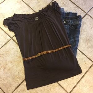 I•N•C International Concepts Brown Top