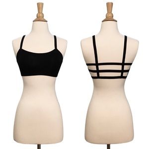 ✨ Strappy Back Caged Padded Bralette - Black ✨ Strappy Back Caged Padded Bralette - Black