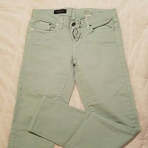 Mint skinny jeans
