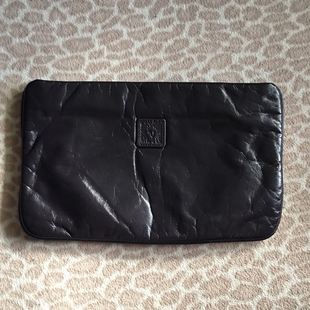 Vintage Anne Klein Leather Clutch