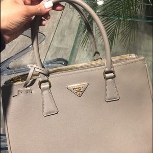 Prada Saffiano Double Zip Bag