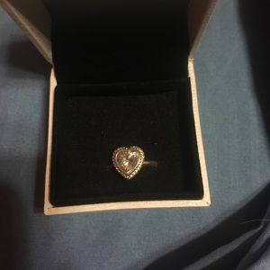 Barely worn Pandora heart ring