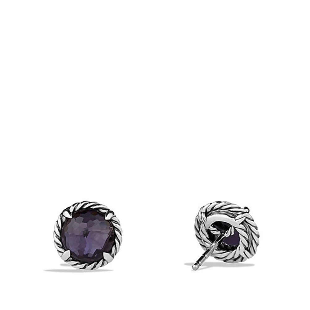David Yurman Chatelaine Earrings with Black Orchid
