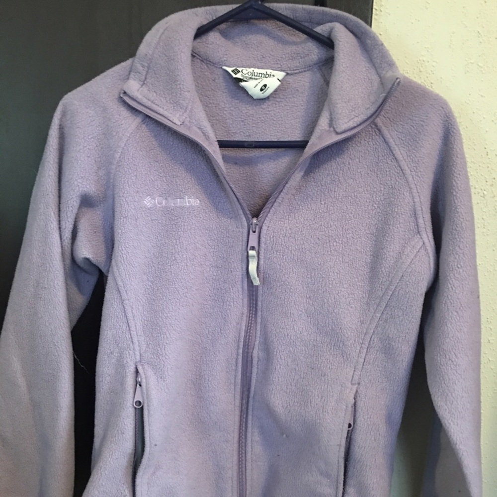 Light purple Colombia zip-up.