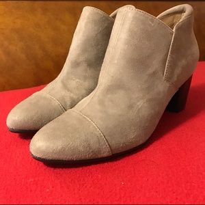 Brand new suede booties