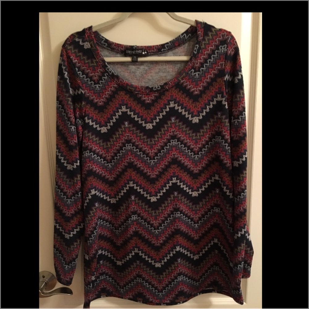 Living Doll Chevron Tunic from Maurices