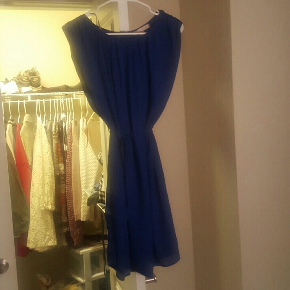 Cobalt blue dress