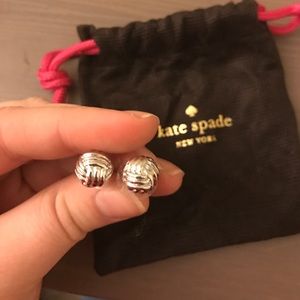 Kate Spade Silver Knot Earrings