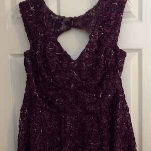 ModCloth Twinkling at Twilight Dress in Plum