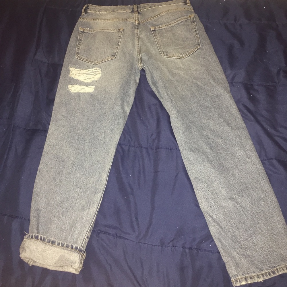 Mom jeans with butt rips (SOLD)