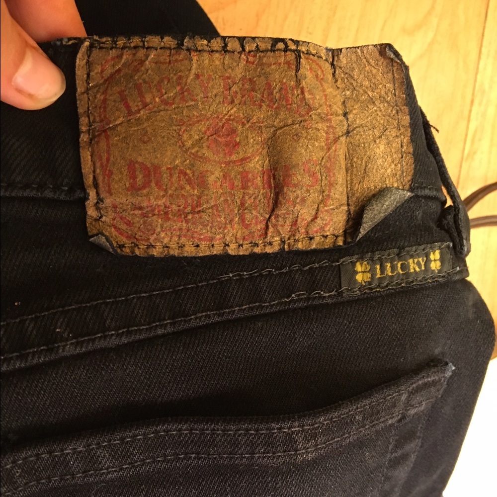 Lucky Brand black denim jeans