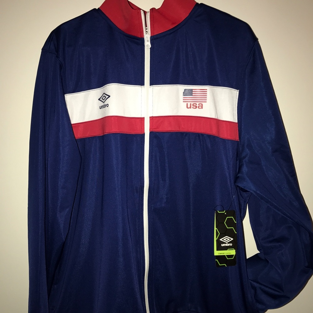 Team USA soccer full zip warm up top