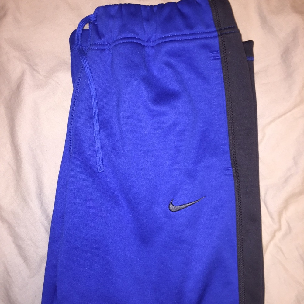 Blue nike sweatpants