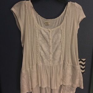 Denim and supply peasant tee