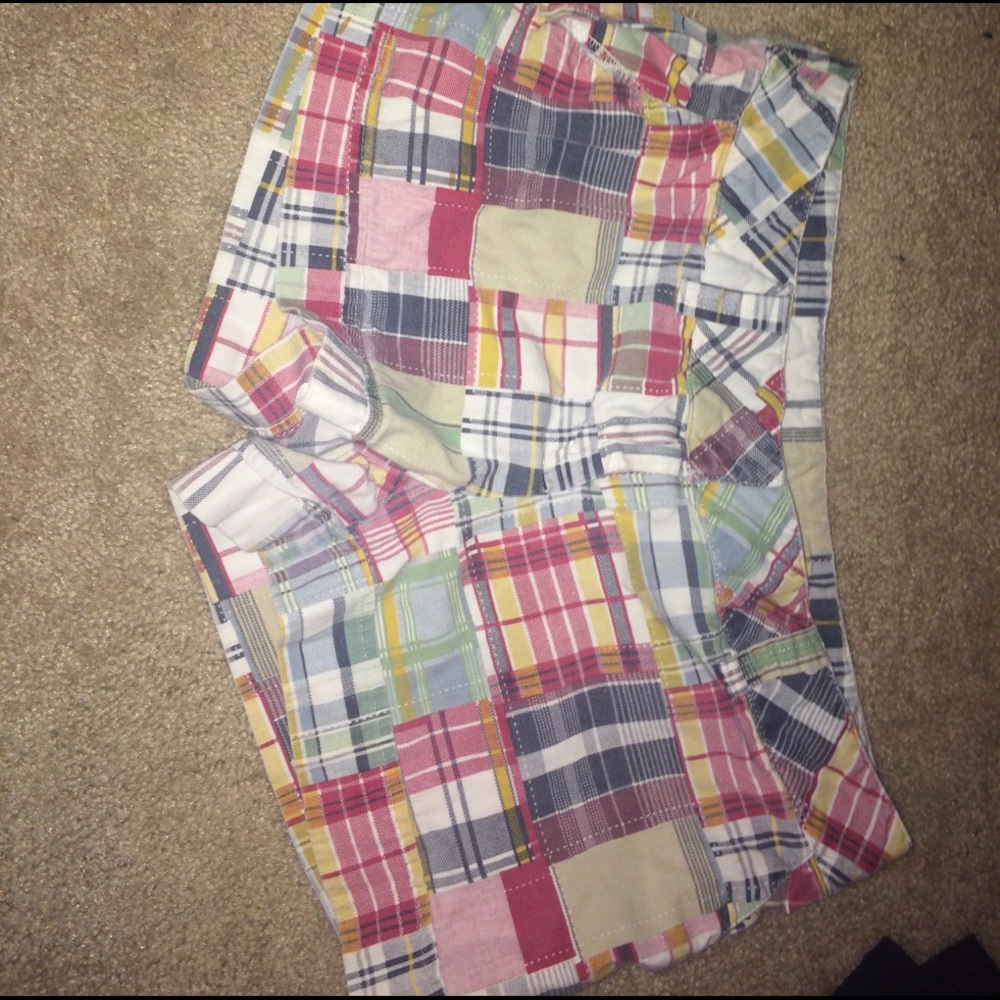 Plaid shorts