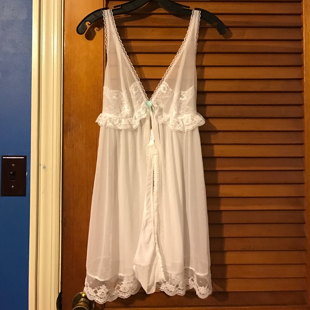 NWOT Gilligan and O'Malley bridal teddy setsize XL