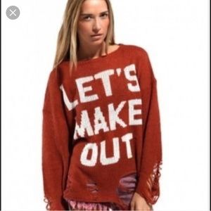 Brand New without tags never worn Wildfox sweater