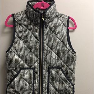 J Crew Herringbone Vest (xs)