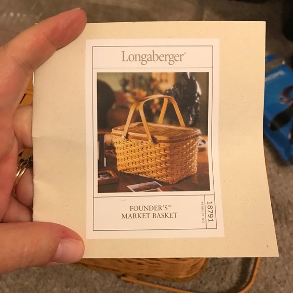 Longaberger Other Rare Longaberger Founders Day Market Basket