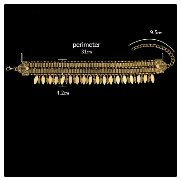 🎈LAST ONE 🎈: Boho Maxi Tassel Choker Necklace - Picture 5 of 8