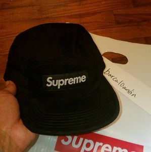 Supreme Suede camp cap