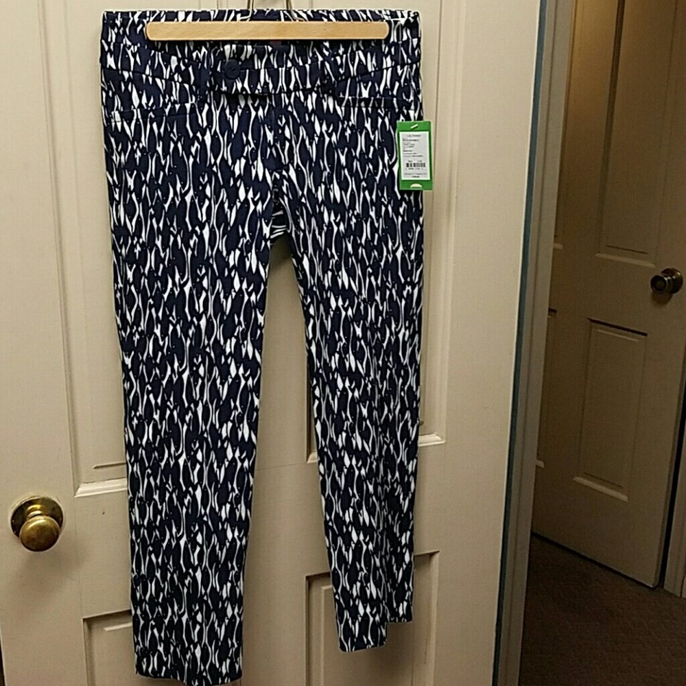 NWT Lilly Pulitzer Luxury Capri Pant - Sz 4