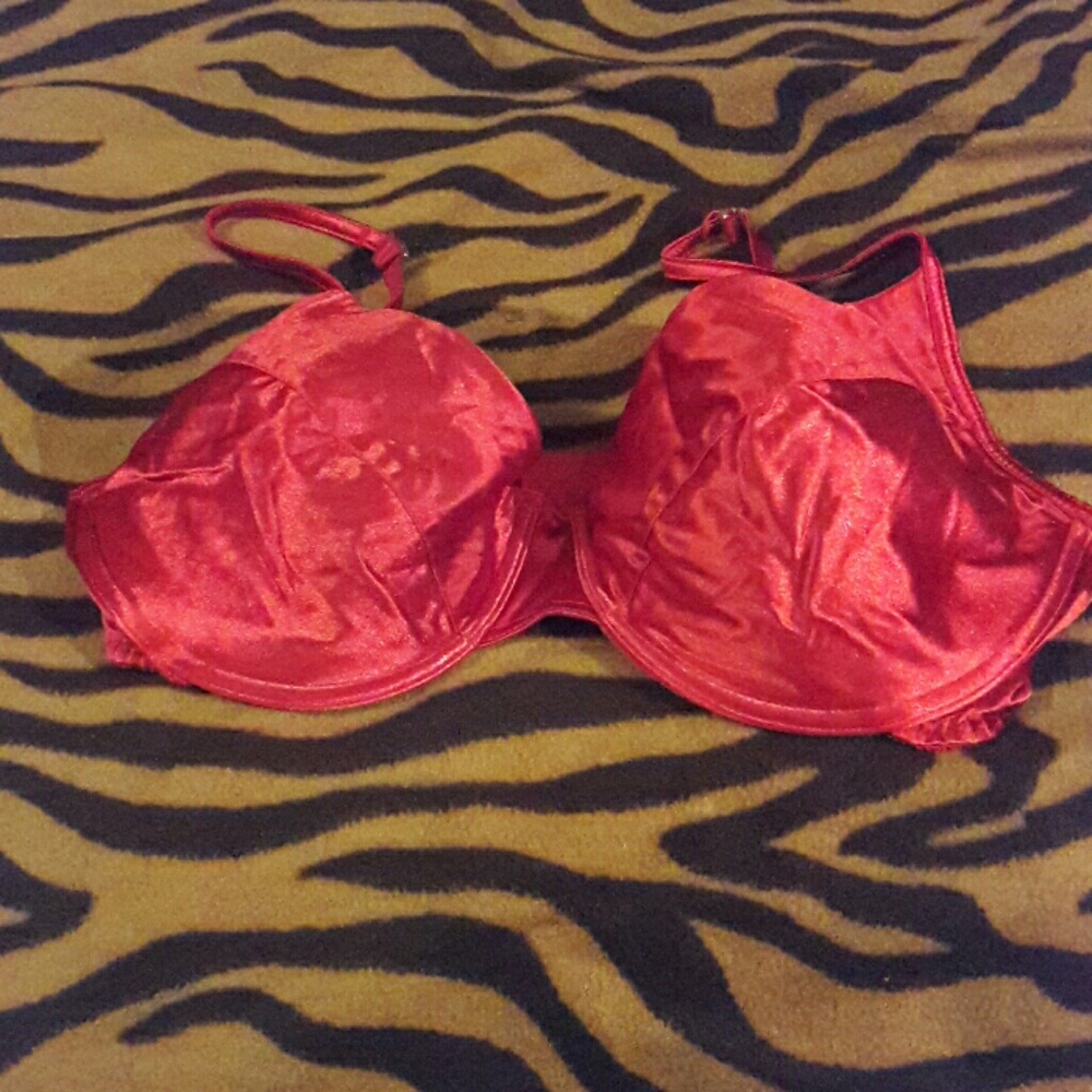 Fredrick's of Hollywood red bra