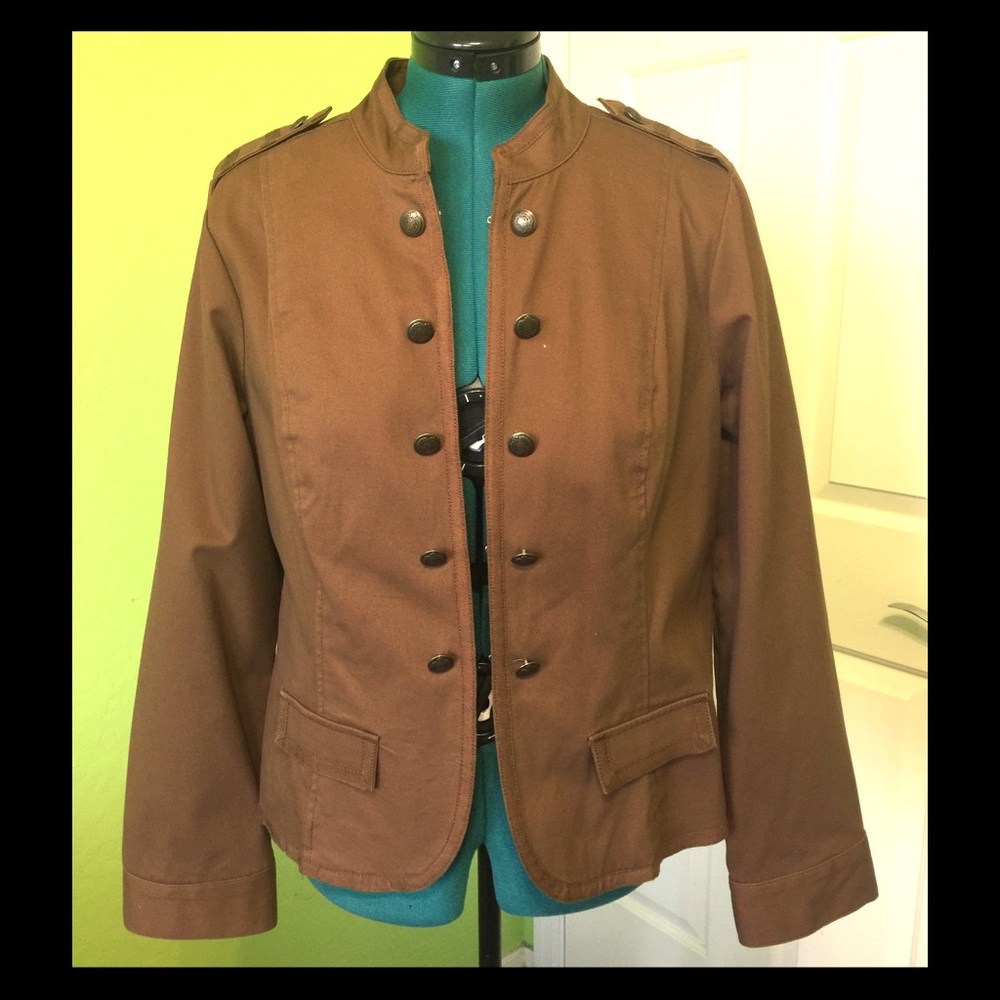 Apt 9 Brown Twill Jacket. XL