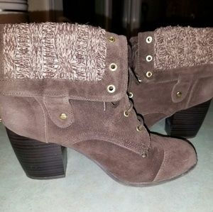 Charlotte russe brown heels 3 inches size 8