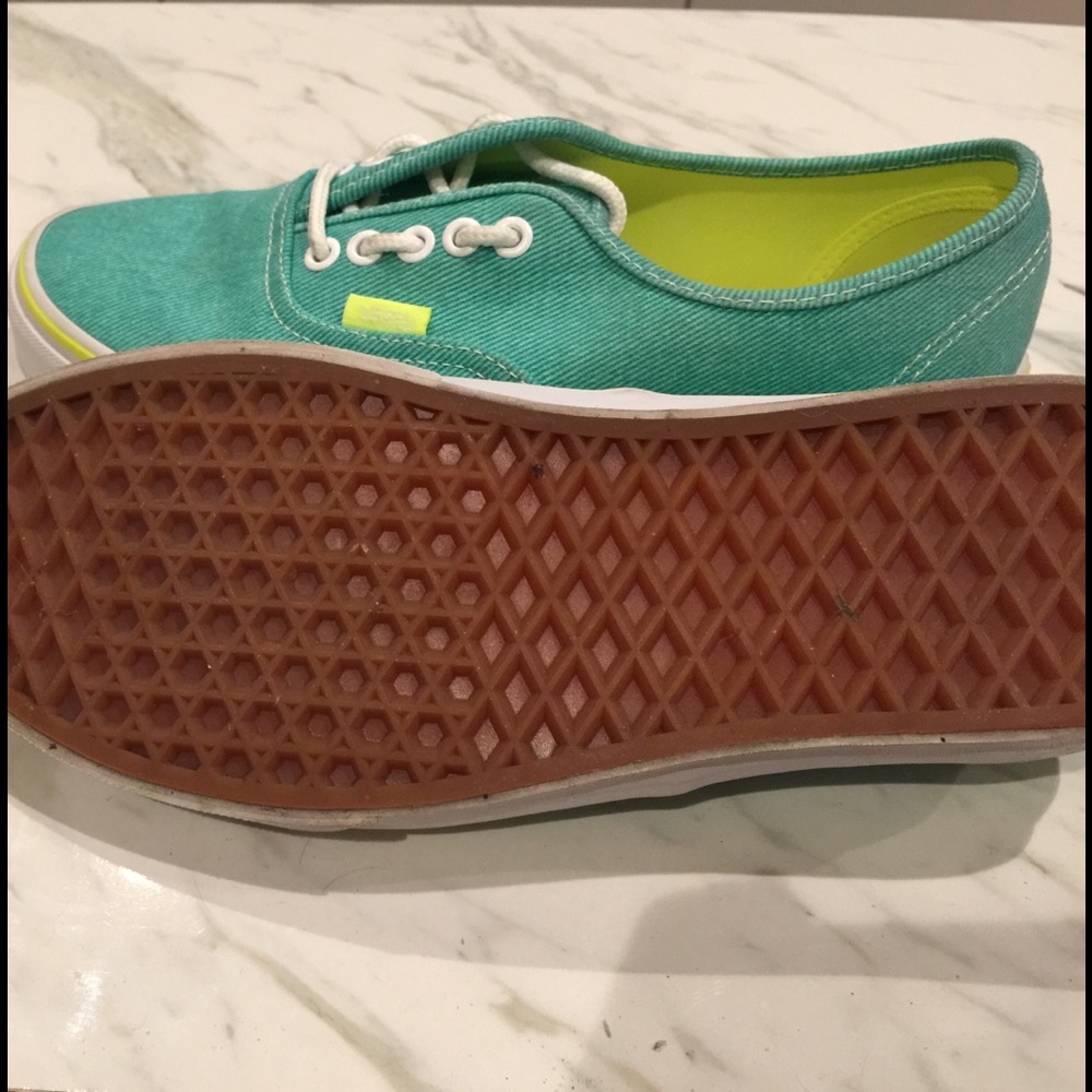 Bright Vans size 8 1/2