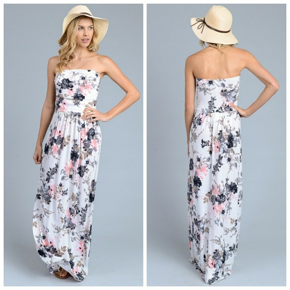 Gail Floral Print Maxi Dress - Picture 2 of 3