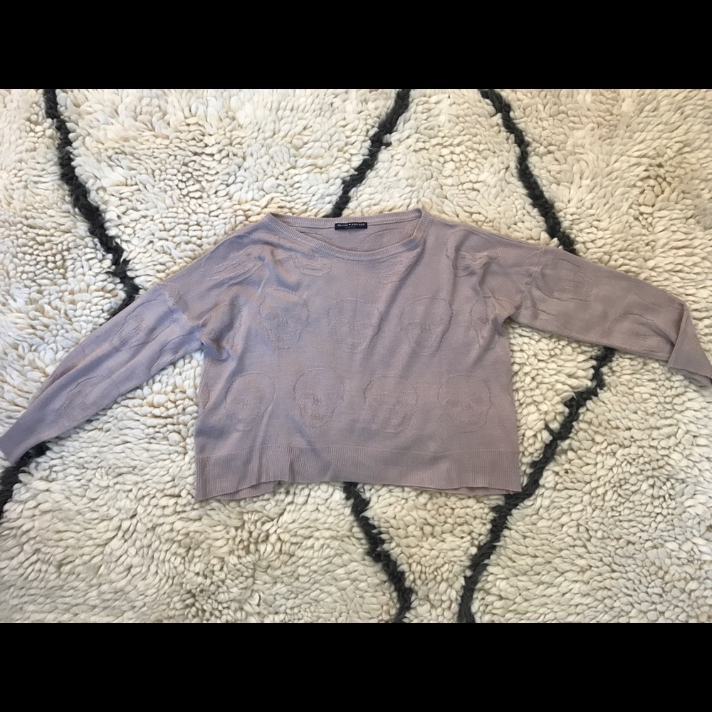 Brandy Melville skull sweater