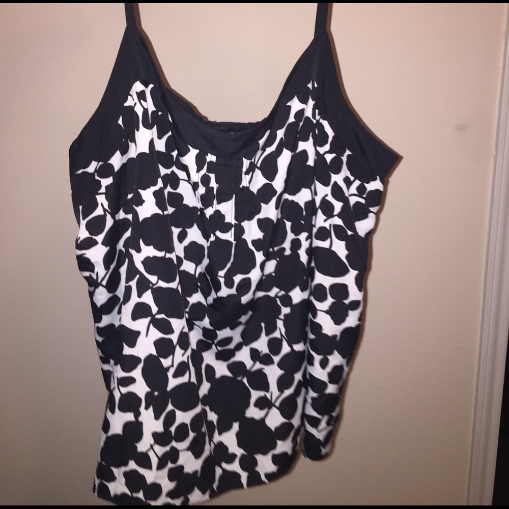 New York & Co. Flowered Blouse