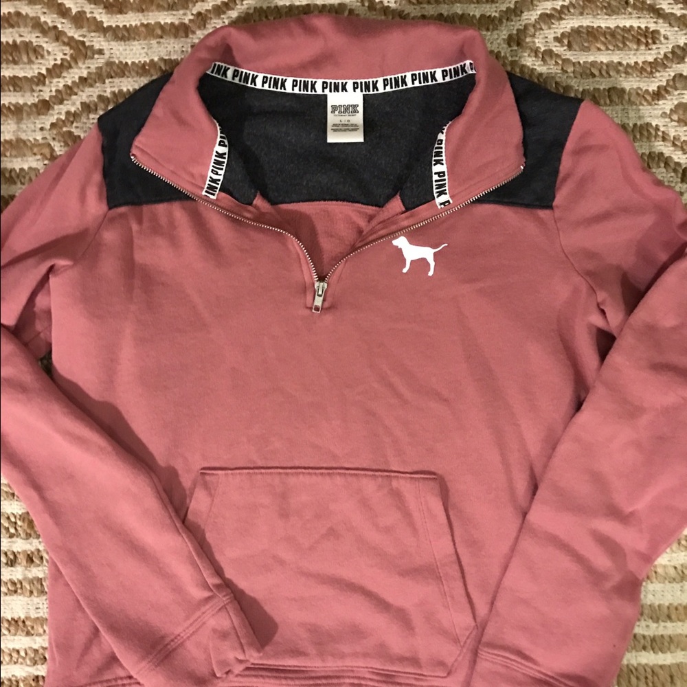 PINK quarter zip