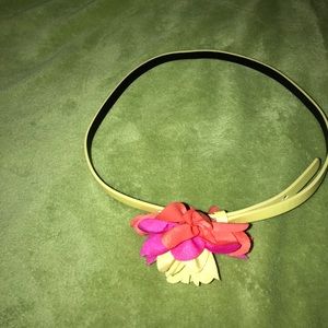 34" skinny yellow flower belt NWOT 34" skinny yellow flower belt NWOT