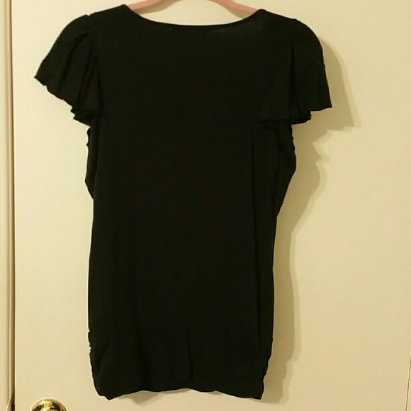 BCBGeneration flutter sleeve top - Picture 5 of 8