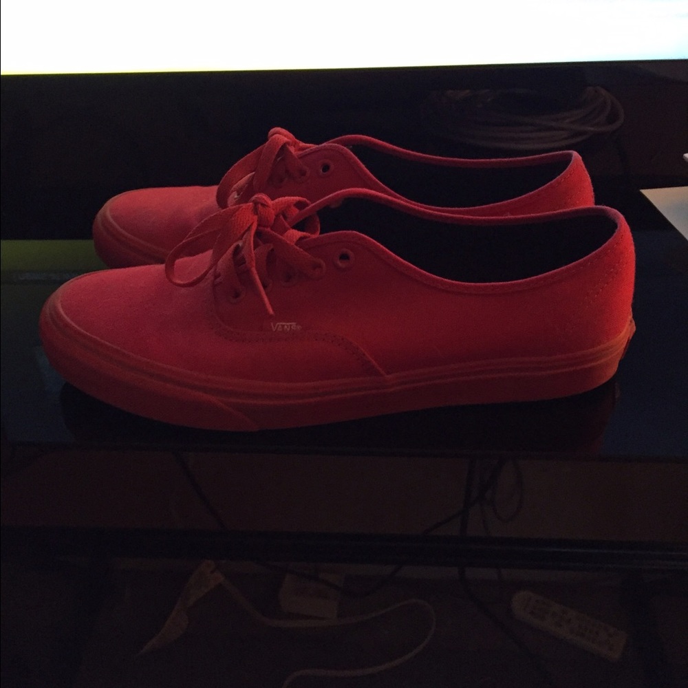 Red vans | Men's size 9