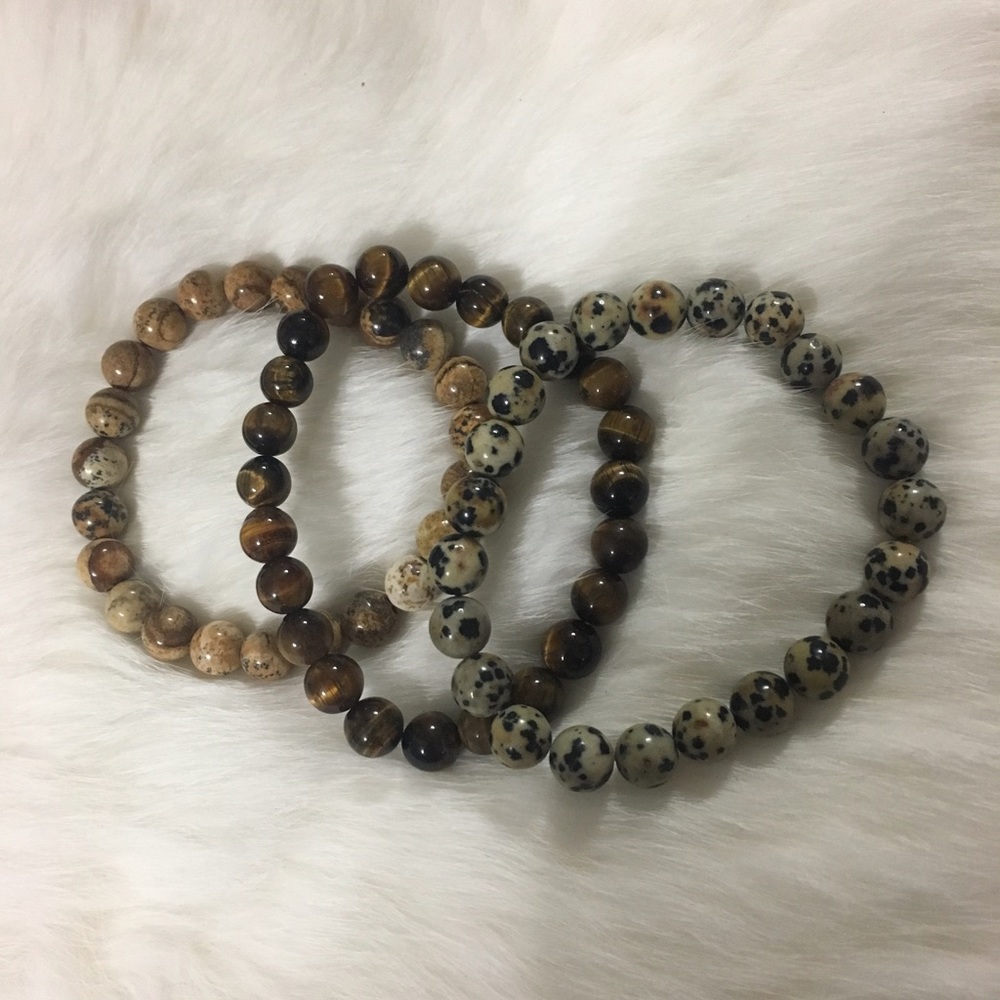 🌺Handmade 3pc beaded bracelets - Picture 2 of 2